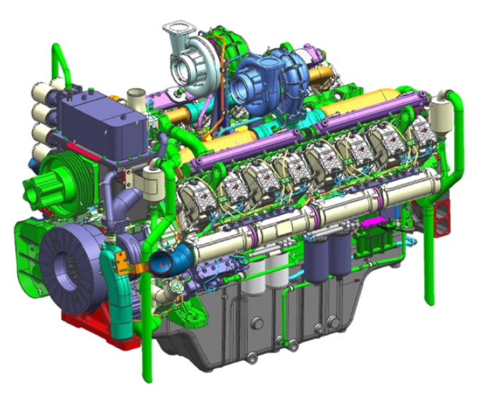 YC16VTD Motor diésel multicilíndrico